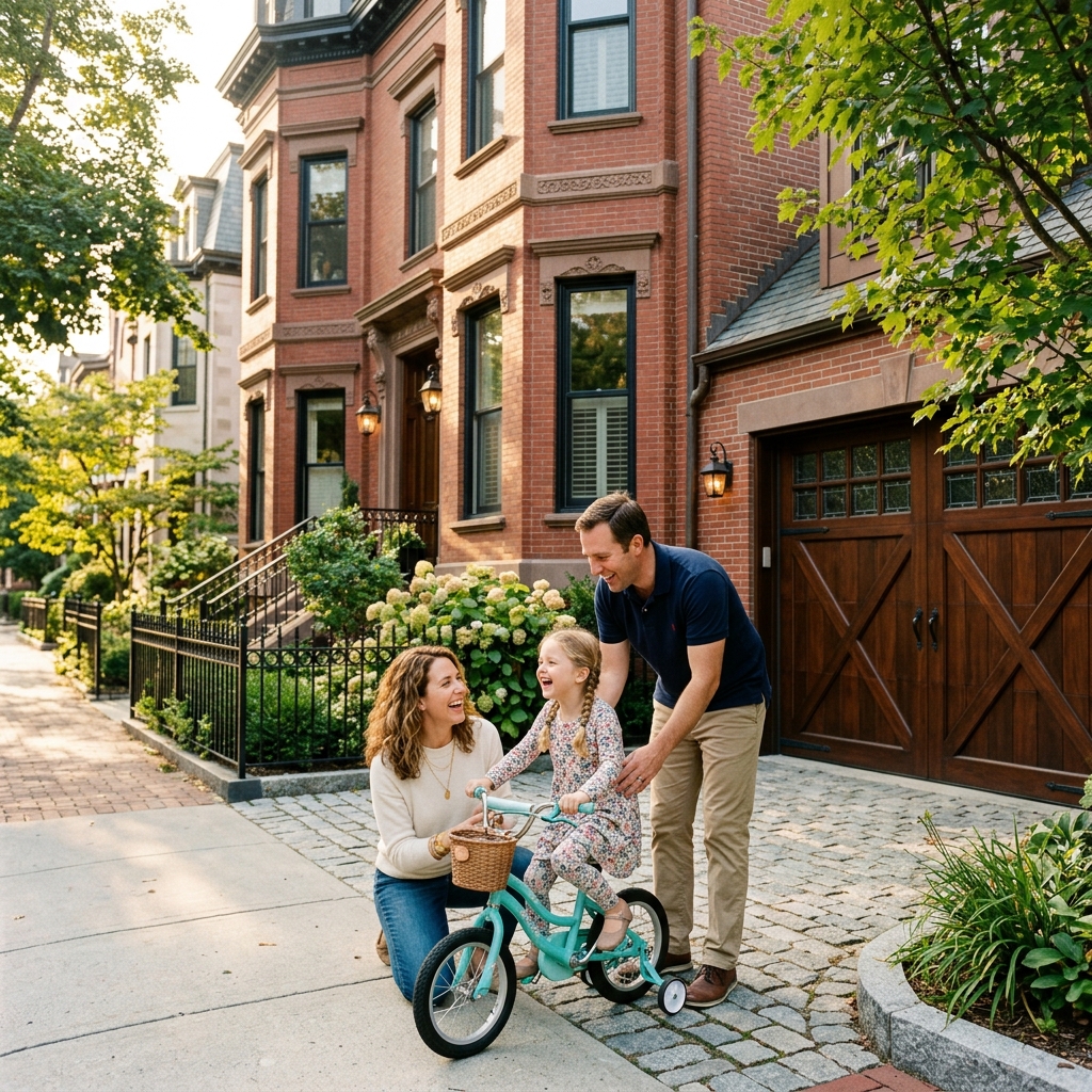 Luxury Boston Home with Premium Garage Doors